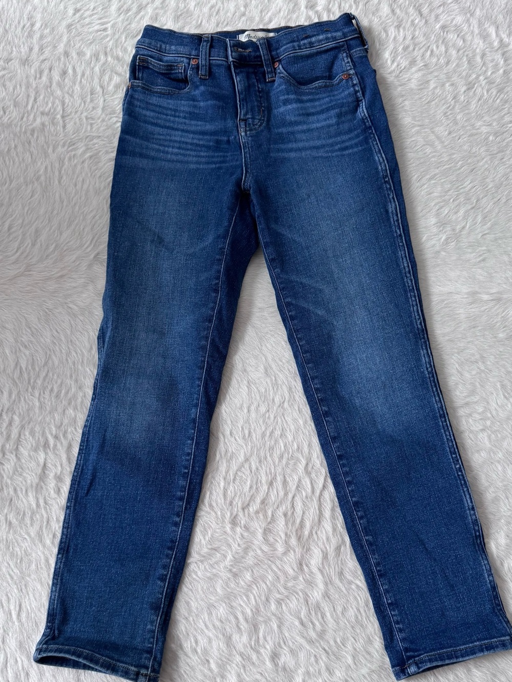 Madewell Women's stove pipe  Jeans — Dark Blue Wash size 26p